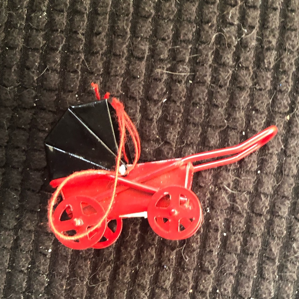 4-sale Midwest Metal Baby Carriage Ornament- 689 $20 or $15 w/offer